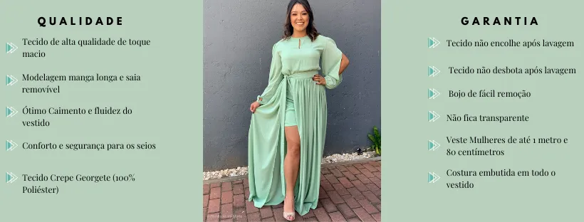 Vestido Sublime Verde Menta Madrinha de Casamento 