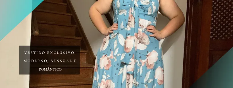 Vestido de Festa Estampado Naninha