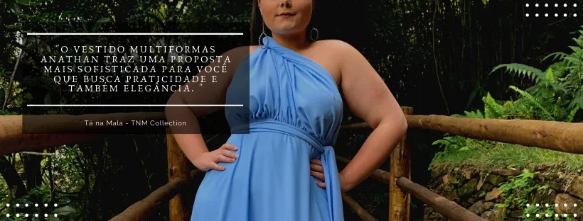 Vestido Madrinha de Casamento Multiformas Anathan