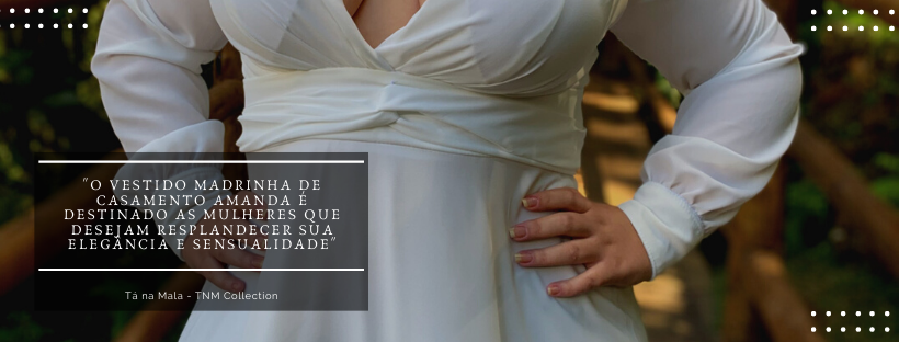 Vestido de Noiva Amanda Off White