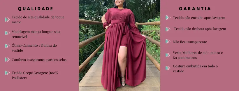 Vestido Sublime Marsala  Madrinha de Casamento 