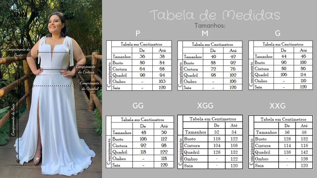 Vestido de Noiva com decote Ana Julia 