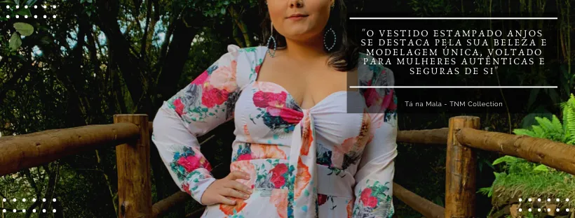Vestido dos Anjos Estampado