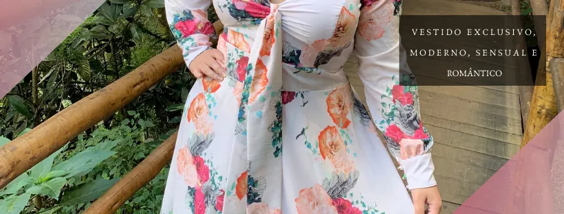 Vestido dos Anjos Estampado