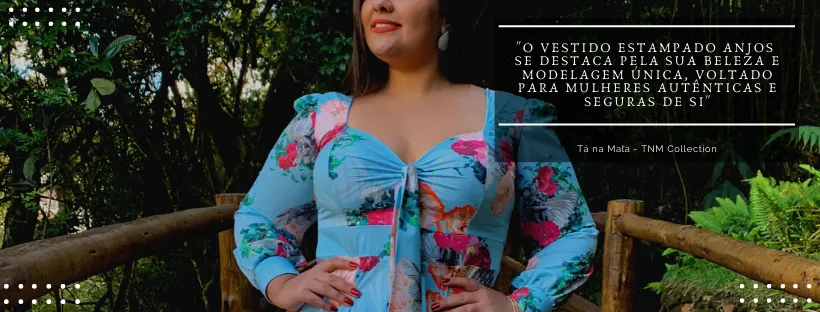 Vestido dos Anjos Estampado