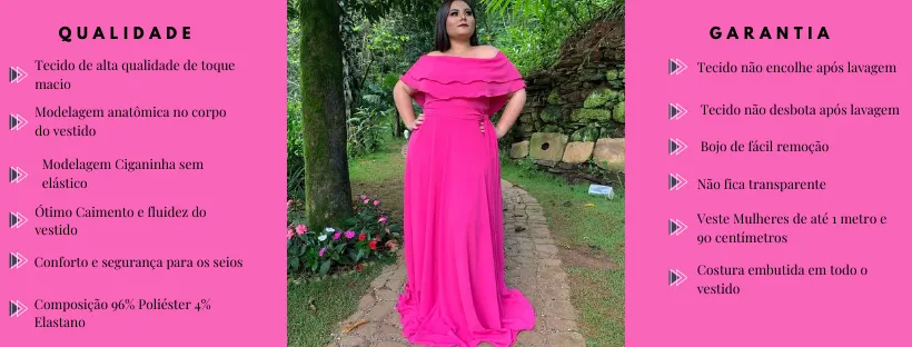 Vestido Madrinha de Casamento Rosa Pink Honeymoon