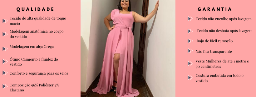 Vestido Madrinha Casamento Areta Rosa Chiclete