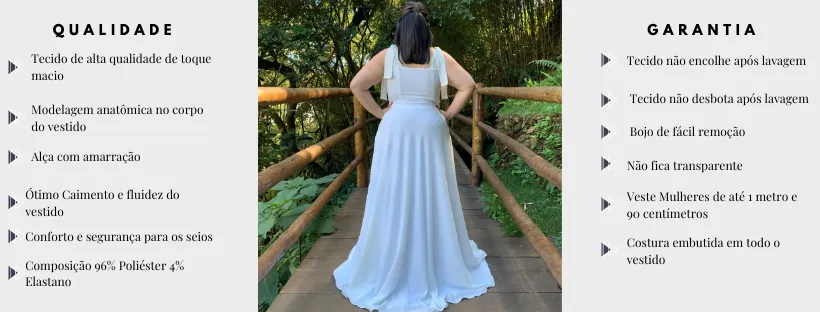 Vestido de Noiva com decote Ana Julia 