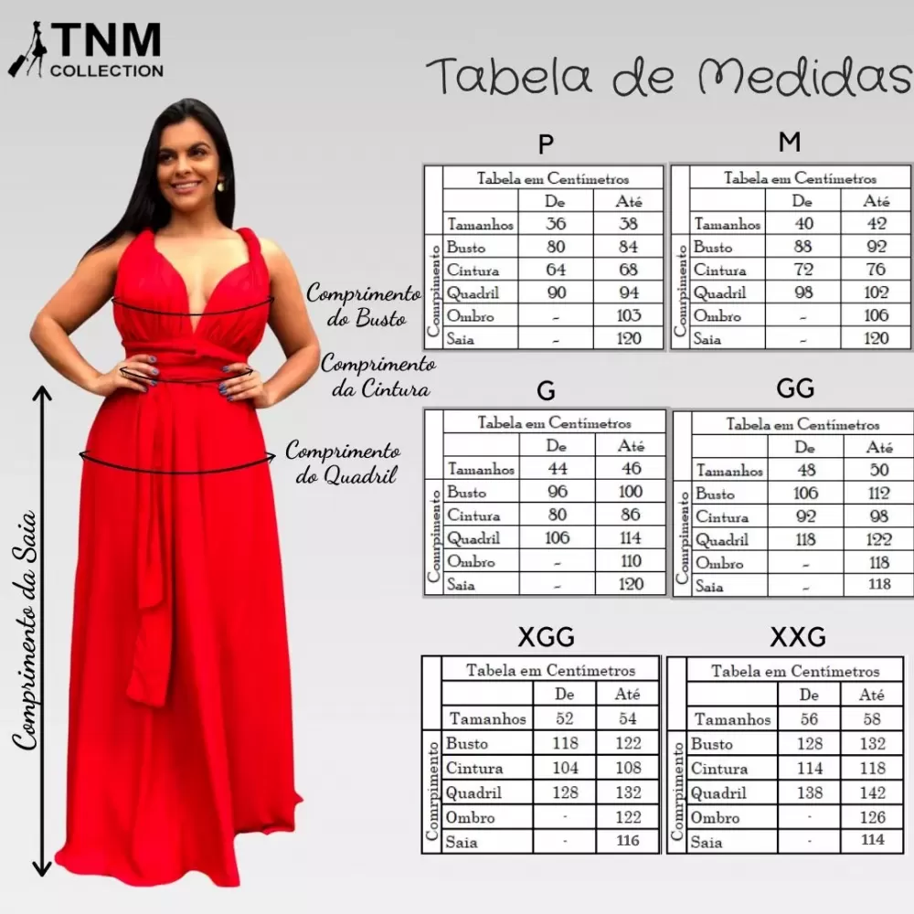 Vestido Madrinha de Casamento Vermelho Multiformas Anathan