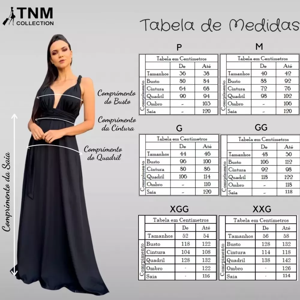 Vestido Madrinha de Casamento Multiformas Preto Anathan
