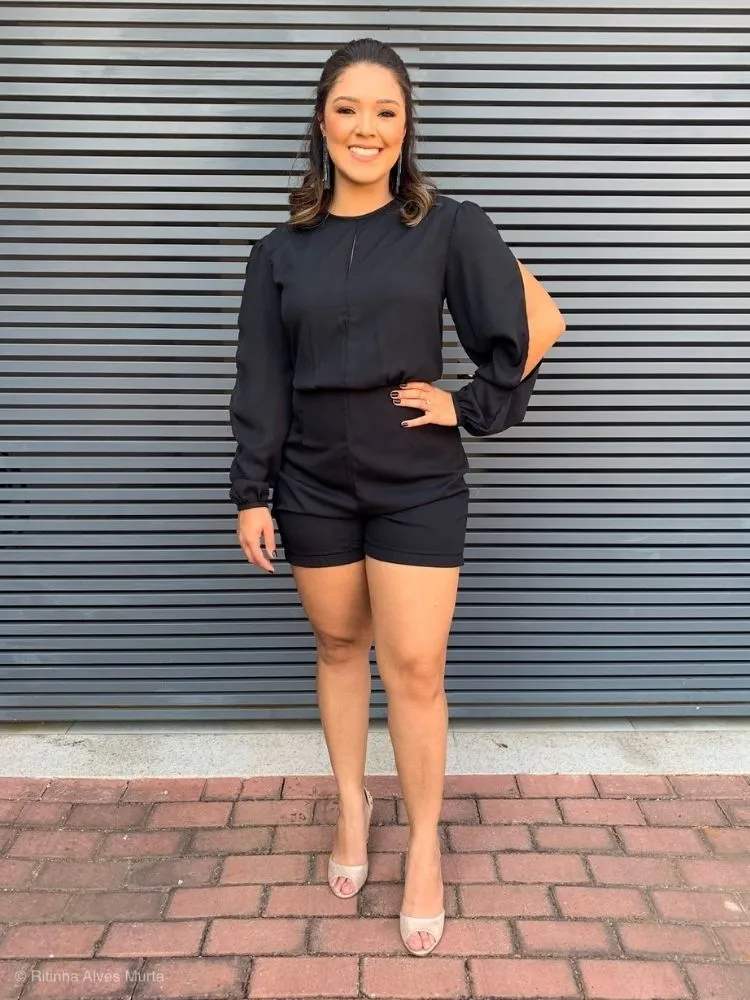 Vestido Sublime Preto Madrinha de Casamento 