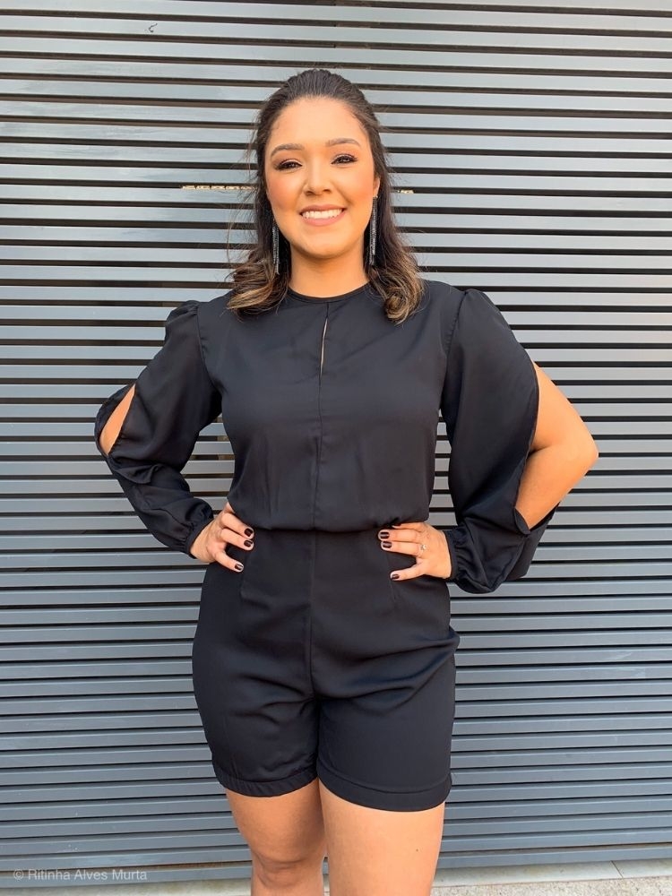 Vestido Sublime Preto Madrinha de Casamento 