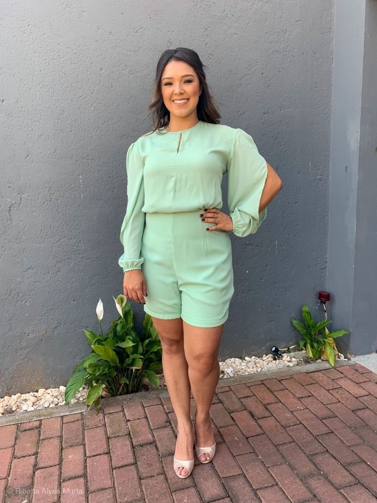 Vestido Sublime Verde Menta Madrinha de Casamento 