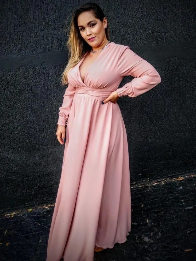 Vestido Madrinha de Casamento Rosê Amanda