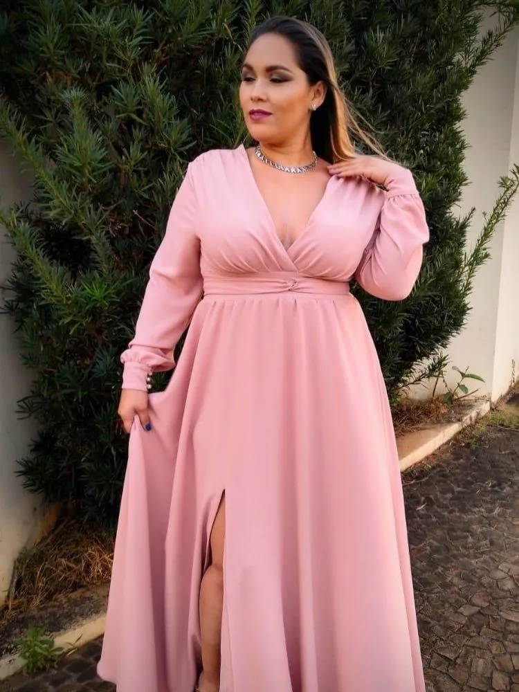 Vestido Madrinha de Casamento Rosê Amanda