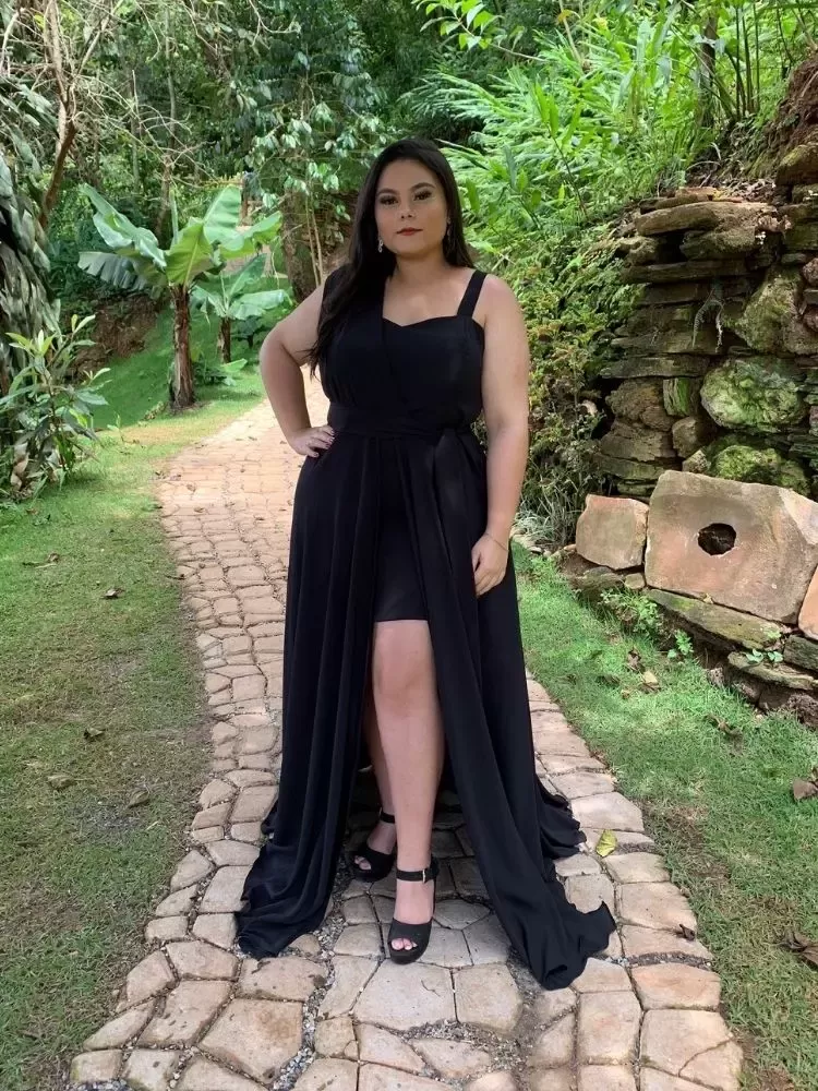 Vestido Madrinha Casamento Areta Preto