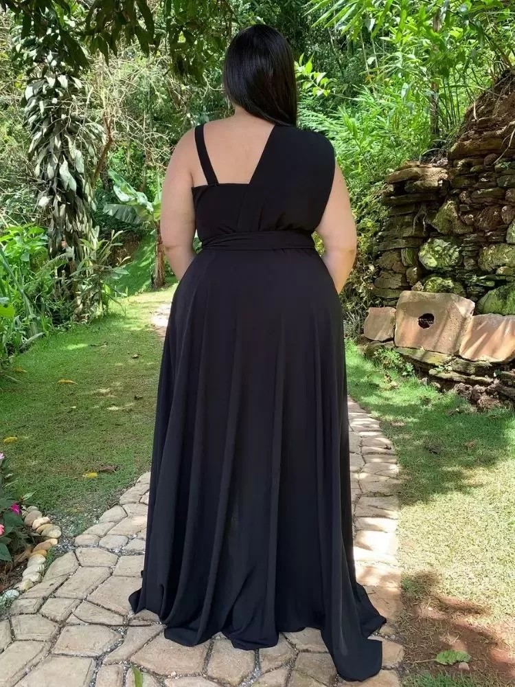 Vestido Madrinha Casamento Areta Preto