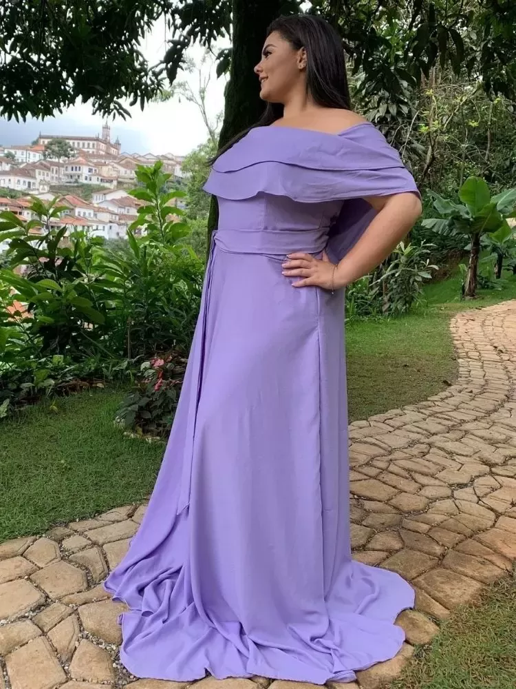 Vestido Madrinha de Casamento Lilas Honeymoon