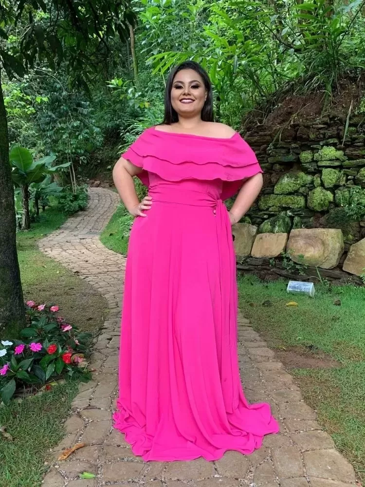 Vestido Madrinha de Casamento Rosa Pink Honeymoon