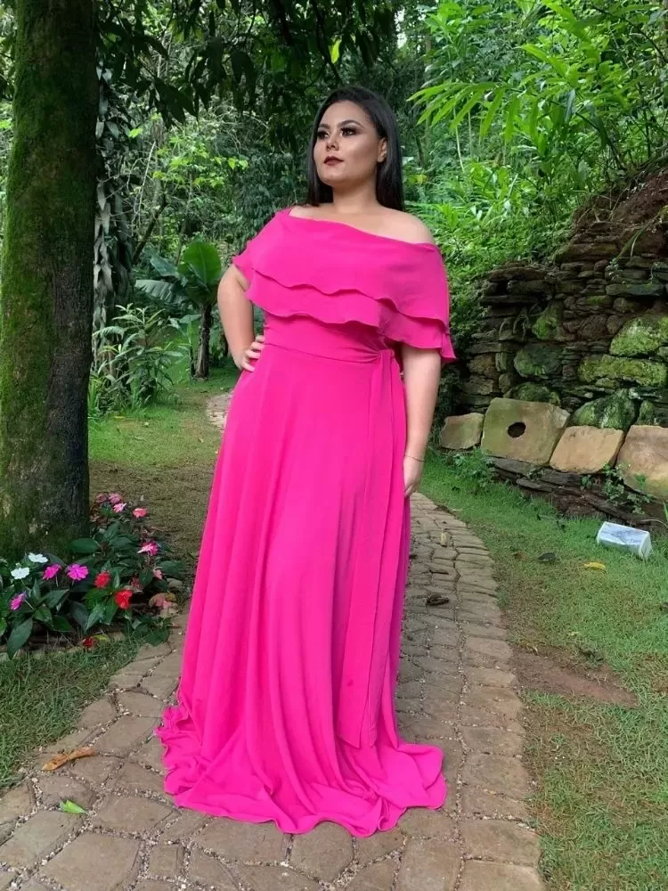 Vestido Madrinha de Casamento Rosa Pink Honeymoon