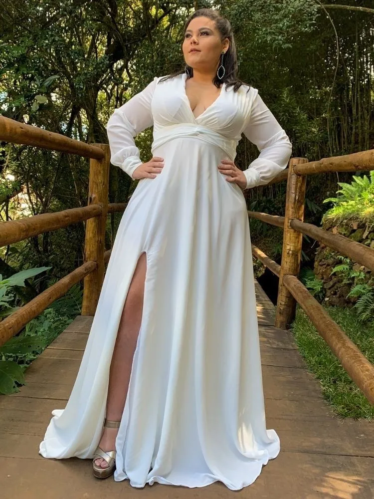 Vestido de Noiva Amanda Off White