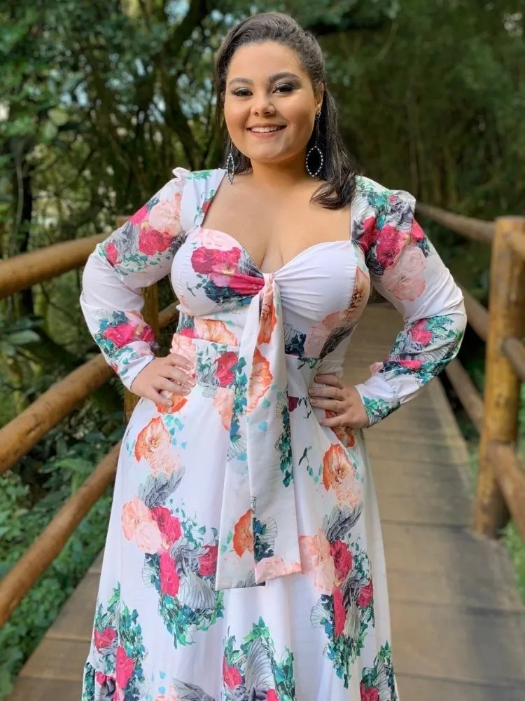 Vestido dos Anjos Estampado