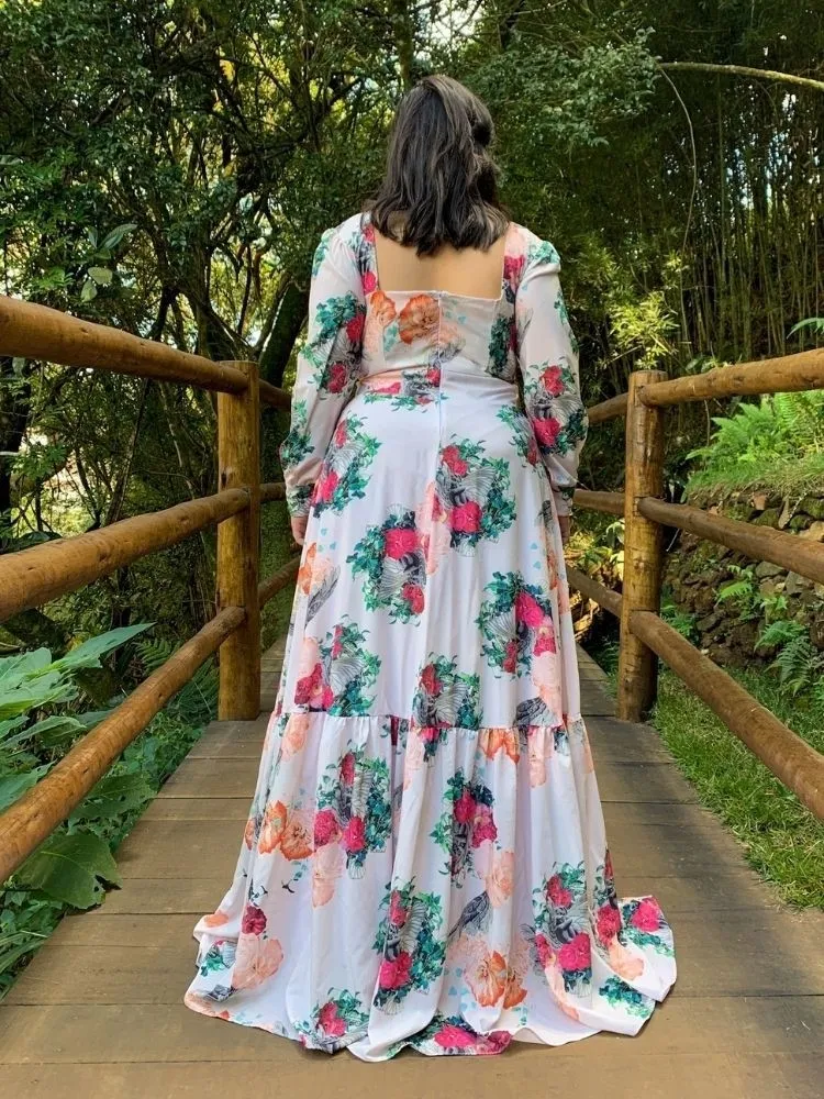 Vestido dos Anjos Estampado