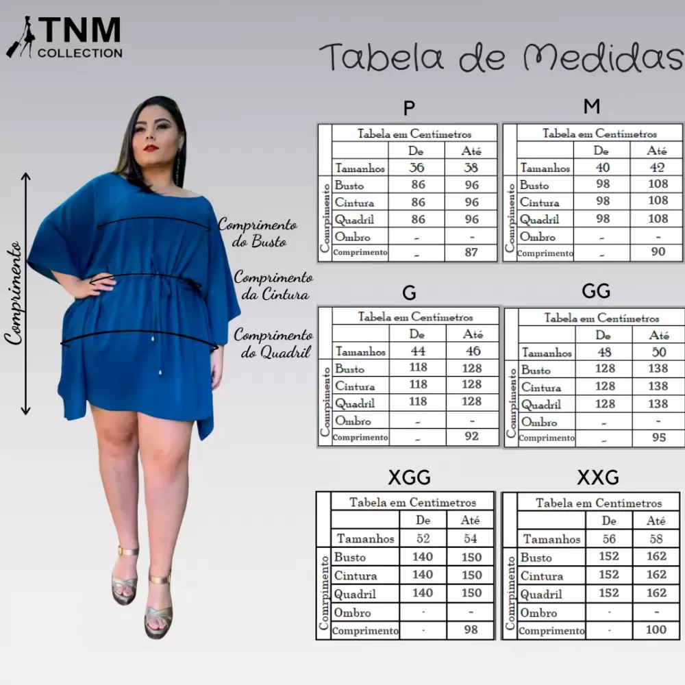Vestido Curto Kimono Cibele Azul Turquesa
