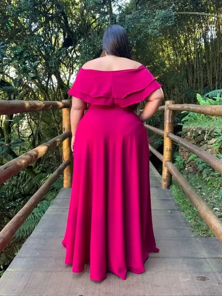 Vestido Madrinha de Casamento Pink Strong Honeymoon
