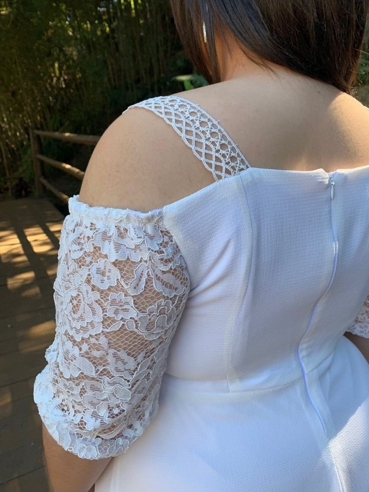 Vestido de Noiva Off White Stela