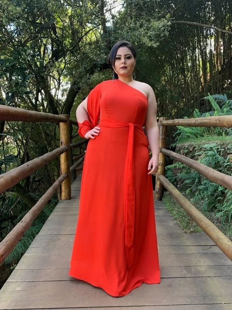 Vestido de Festa Vermelho Nara