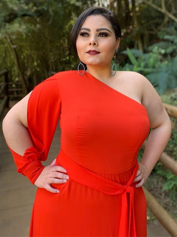 Vestido de Festa Vermelho Nara