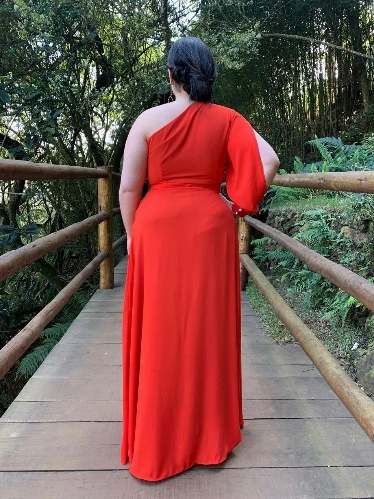 Vestido de Festa Vermelho Nara