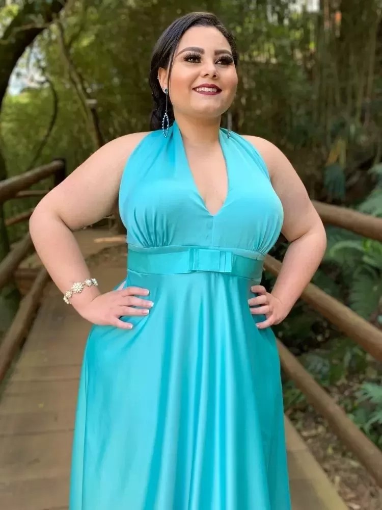 Vestido Madrinha Casamento Greenery Tiffany