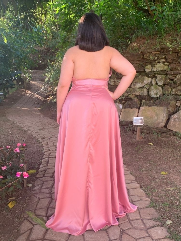 Vestido Madrinha Casamento Greenery Rosê