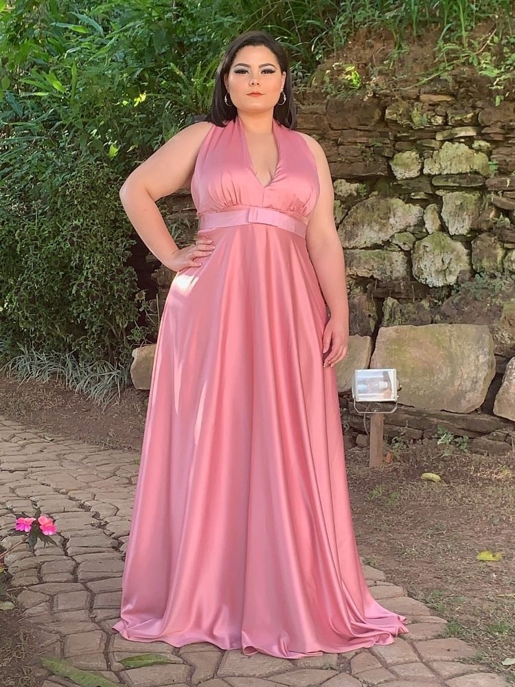 vestido de casamento rose para madrinha