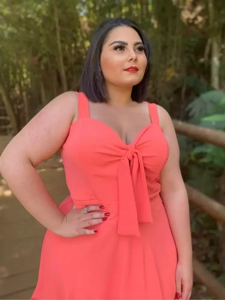 Vestido Curto Naninha Coral