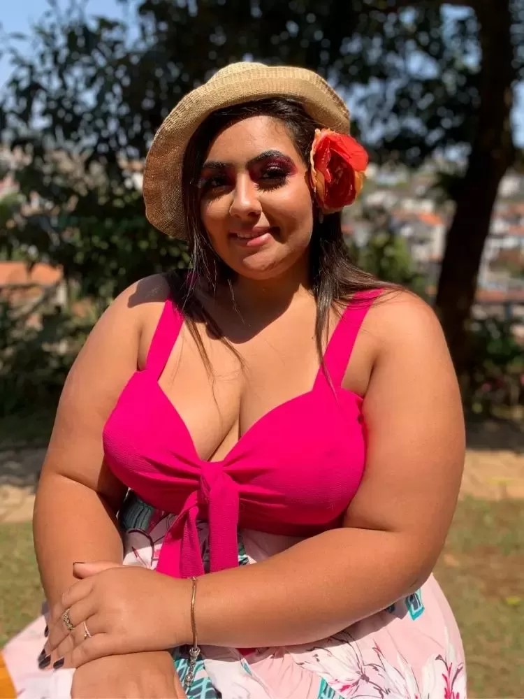 Conjunto Cropped Rosa Pink + Saia Envelope