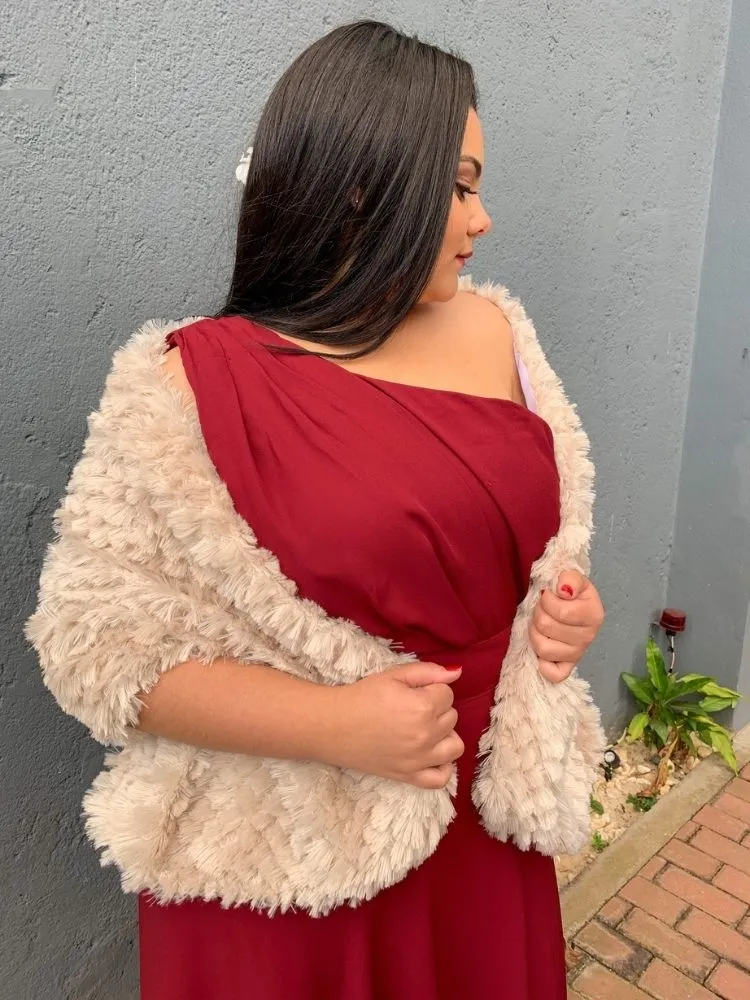 Vestido Madrinha de Casamento Mayara Marsala