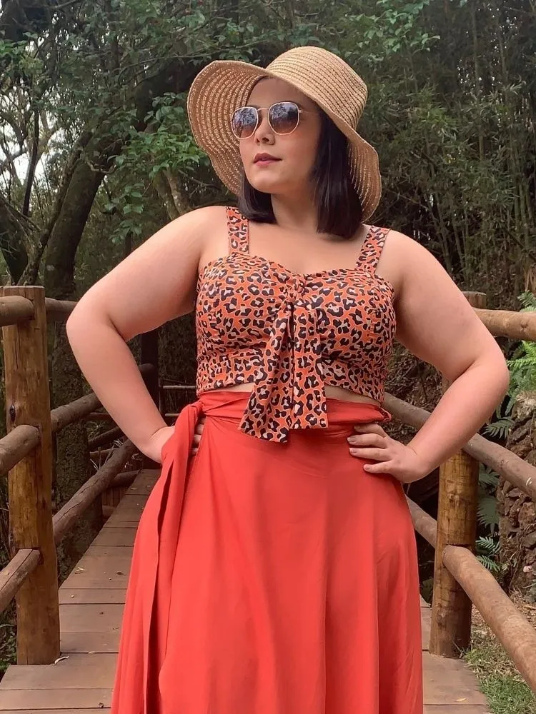 Cropped Animal Print TNM Collection