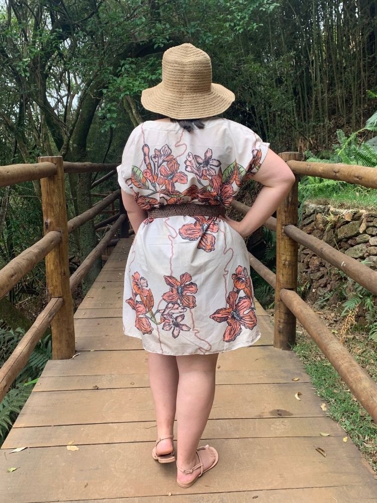 Vestido Curto Samira Estampa Itacolomi