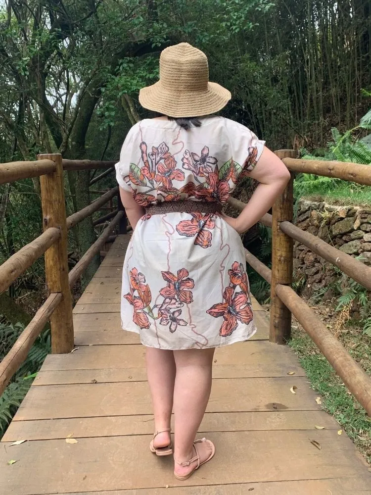 Vestido Curto Samira Estampa Itacolomi