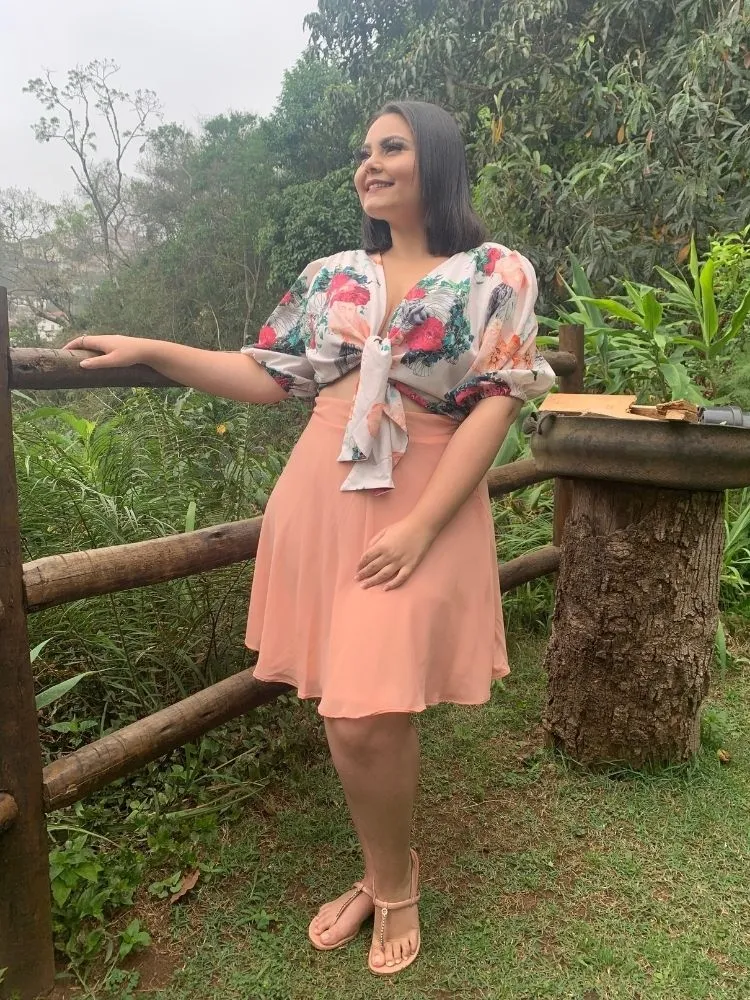 Saia Curta Nude TNM Collection