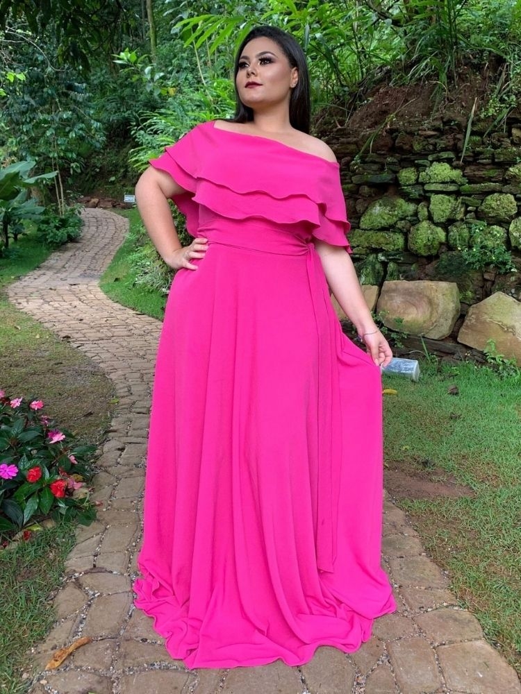 Vestido Honeymoon Pronta Entrega Rosa Pink