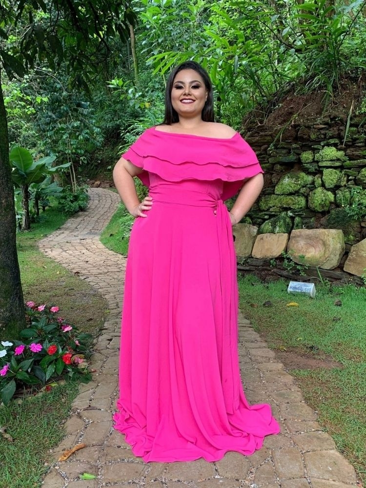 Vestido Honeymoon Pronta Entrega Rosa Pink