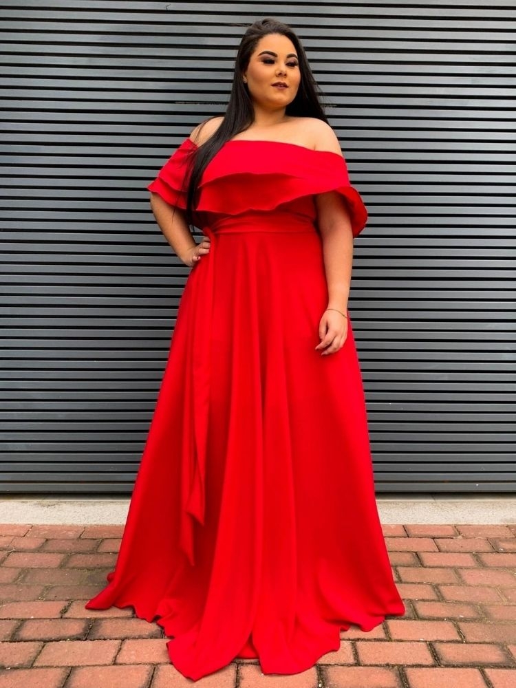 Vestido Honeymoon Pronta Entrega Vermelho