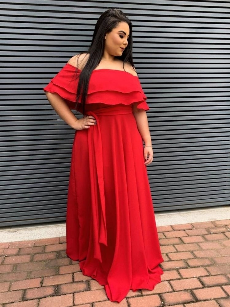 Vestido Honeymoon Pronta Entrega Vermelho