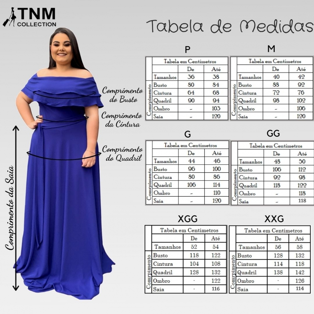 Vestido Honeymoon Pronta Entrega Azul Royal