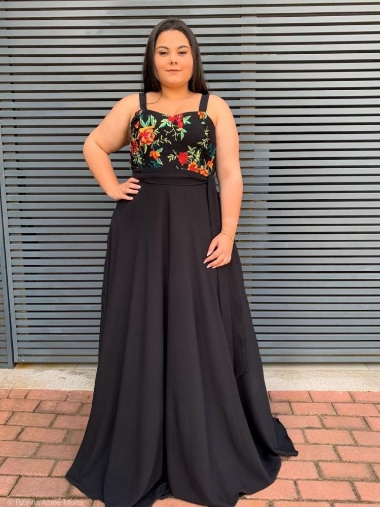 Vestido Madri Pronta Entrega Preto