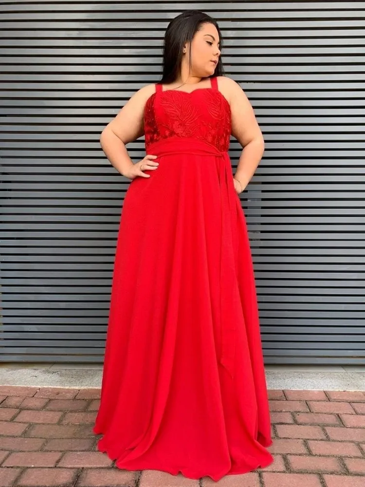 Vestido Madri Pronta Entrega Vermelho